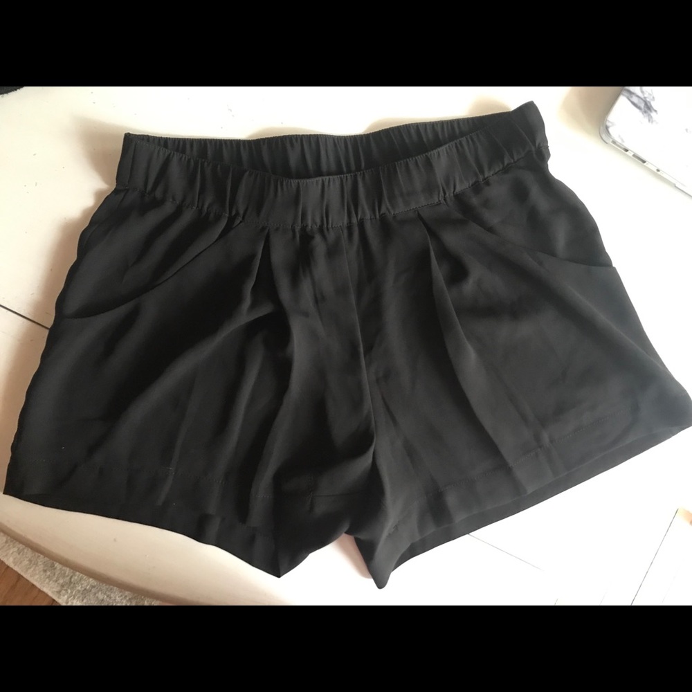 BCBG Maxazria black shorts